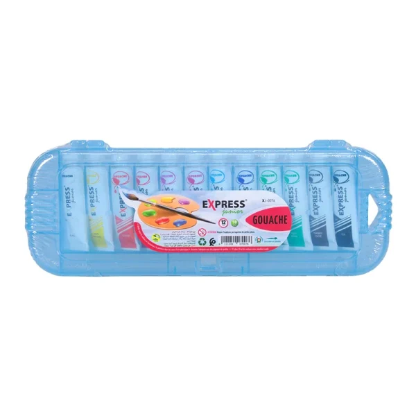 12 Tubes De Peinture Gouache 10ml Express