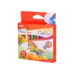 CRAYONS DE CIRE 12 Couleur Vives - Deli REF C20800