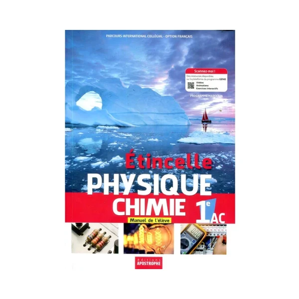 Etincelle physique chimie 1AC manuel 