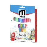Feutre de coloriage 12 pcs - M.School