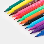 Feutres scolaires KEYROAD - Fiber Marker 12 Colors – Image 2
