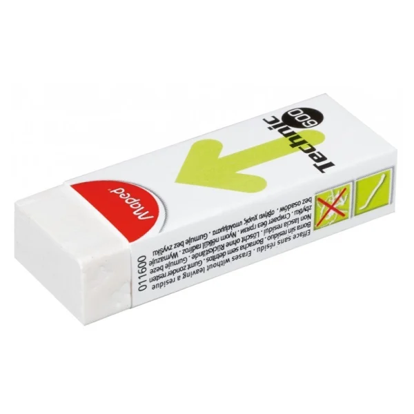 Gomme MAPED Technic 600 - Blanche