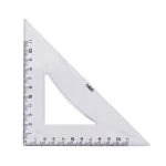 Kit de traçage Deli  - 2 Equerres + Rapporteur + Règle 20 cm – Image 5