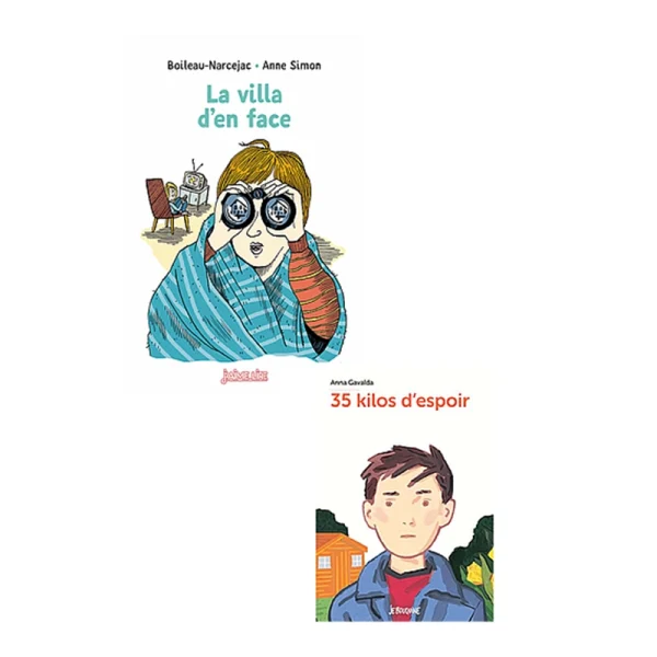 Pack 2 Histoires Nénuphar CM1 - La villa d'en face + 35 kilos d'espoir