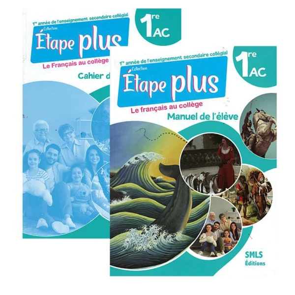 Pack Etape plus Le Français au collège 1AC ( Manuel + Cahier d'Activites )