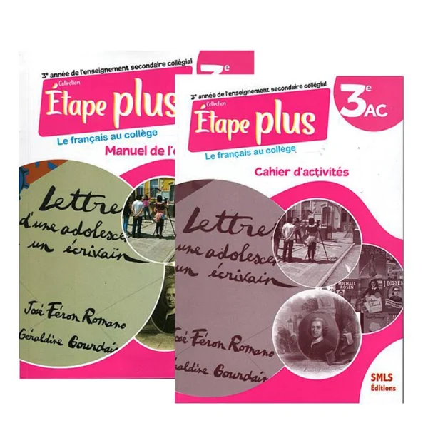 Pack Etape plus Le Français au collège 3AC ( Manuel + Cahier d'Activites )