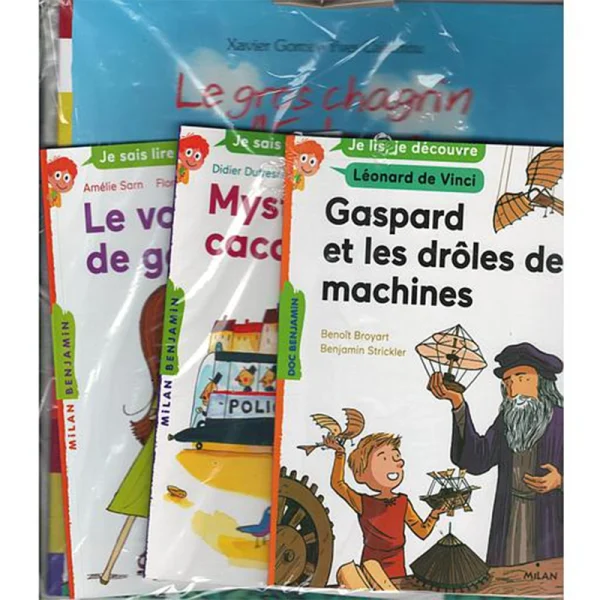 Pack Histoires Nenuphar CE2 - 4 histoires : Le voleur de goûter + Mystères et cacahuètes + Le gros chagrin d'Edgar + Gaspard et les drôles de machine