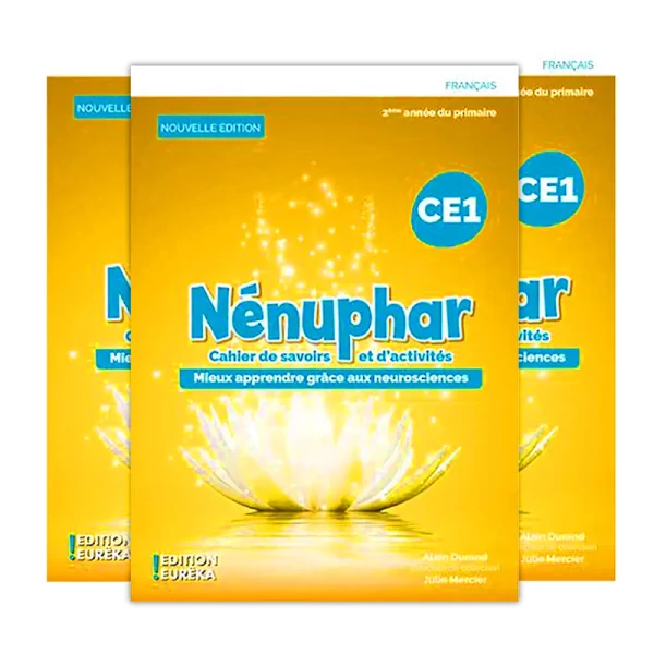Pack Nénuphar CE1-Cahier de Savoir et d'activités + Cahier d'Exercices + Cahier d'écriture-