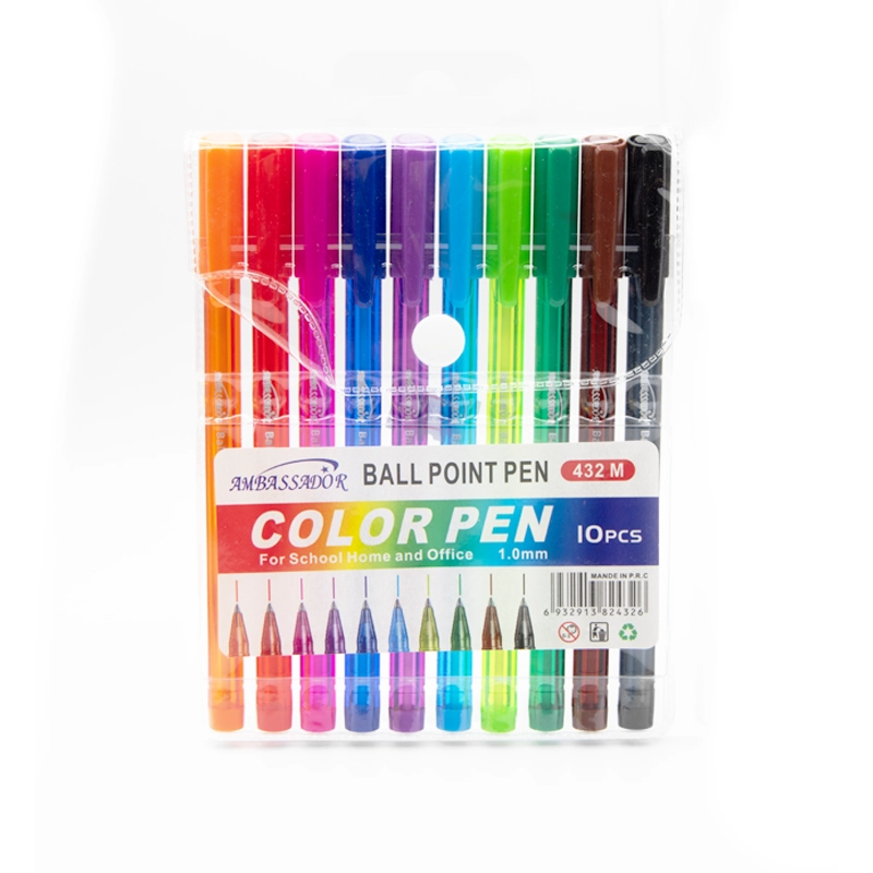 Pochette-de-10-Stylos-Couleurs-1mm-Ambassador.webp Pochette de 10 Stylos Couleurs 1mm Ambassador – Image 1