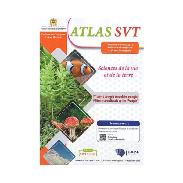 Atlas SVT 1ère année collège - ,المقررات المدرسية fourniture scolaire, livres scolaires, manuels scolaires, ,لوازم مدرسية rentrée scolaire 2025 2026, rentrée scolaire 2025, الدخول المدرسي 2026, مكتبة أكادير, توصبل الكتب, الكتب المدرسية التوصيل بالمجان, خدمات التوصيل, الدخول المدرسي 2025 2026, مكتبة أكادير, أدوات مدرسية أكادير, الكتب المدرسية أكادير, Emktaba, Librairie Agadir, manuels scolaire privée agadir, livres scolaire privée agadir, les écoles privées agadir, manuel scolaire maroc, livre scolaire collège Agadir maroc, كتب مدرسية مغربية, livraison, librairie autour de moi