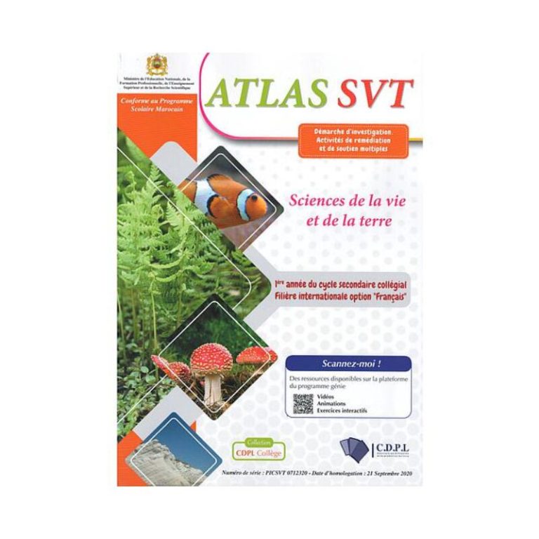 Atlas SVT 1ère année collège - ,المقررات المدرسية fourniture scolaire, livres scolaires, manuels scolaires, ,لوازم مدرسية rentrée scolaire 2025 2026, rentrée scolaire 2025, الدخول المدرسي 2026, مكتبة أكادير, توصبل الكتب, الكتب المدرسية التوصيل بالمجان, خدمات التوصيل, الدخول المدرسي 2025 2026, مكتبة أكادير, أدوات مدرسية أكادير, الكتب المدرسية أكادير, Emktaba, Librairie Agadir, manuels scolaire privée agadir, livres scolaire privée agadir, les écoles privées agadir, manuel scolaire maroc, livre scolaire collège Agadir maroc, كتب مدرسية مغربية, livraison, librairie autour de moi